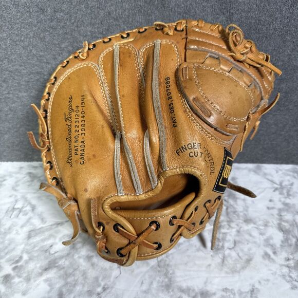 Wilson A2510 Bill Freehan Vintage Hinged-Web Catchers Mitt Baseball Glove - Picture 3 of 4